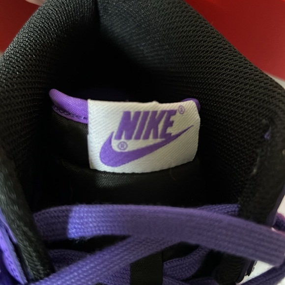 Nike Dunk High Psychic Purple Retro DV0829-500 Premium Black Court - Picture 7 of 8